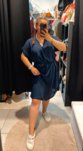 Robe bleue marine