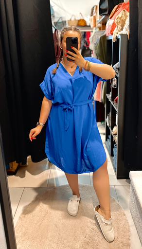 Robe bleue électrique 