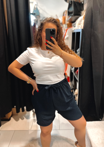 Short bleu marine 