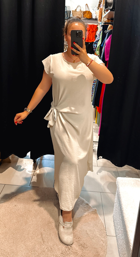 Robe Héléna beige 