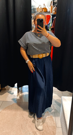 Jupe bleue marine 