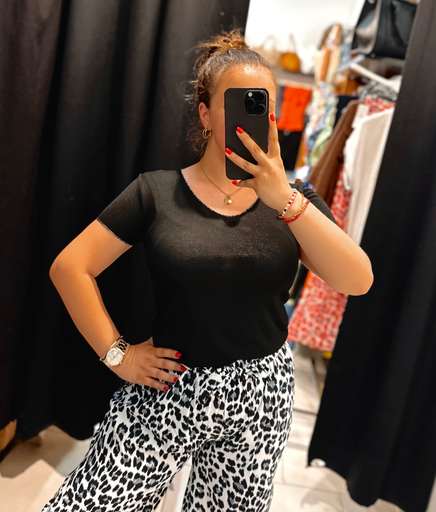 T-shirt noir 