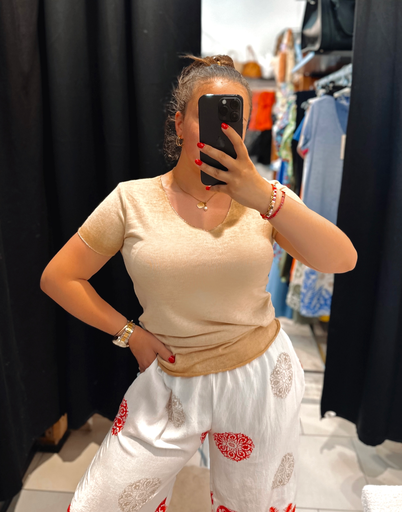 T-shirt beige