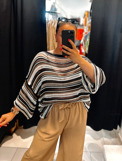 Pull ajourée 
