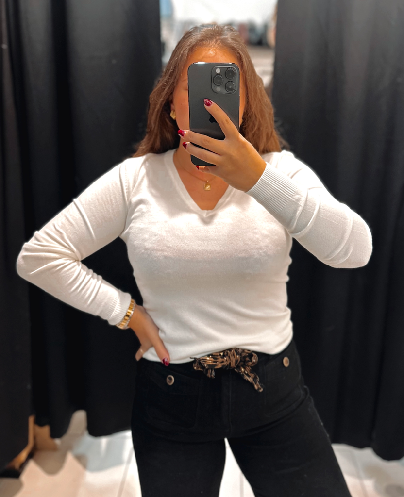 Basic Charlotte blanc Col V