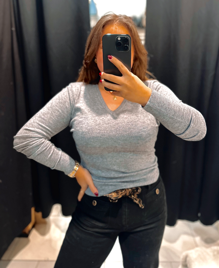 Basic Charlotte gris Col V