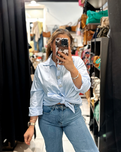 Chemise bleue