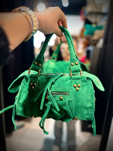 Sac en daim vert