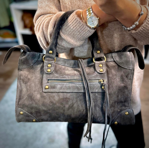 Grand sac gaga gris