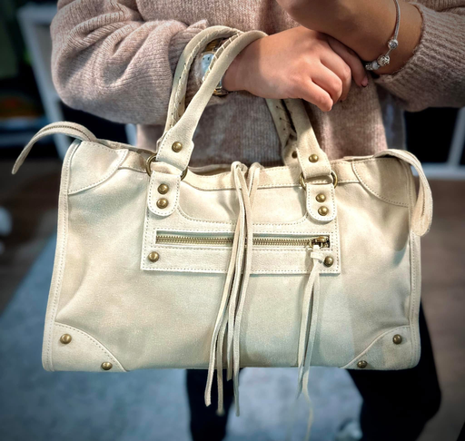 Grand sac gaga crème