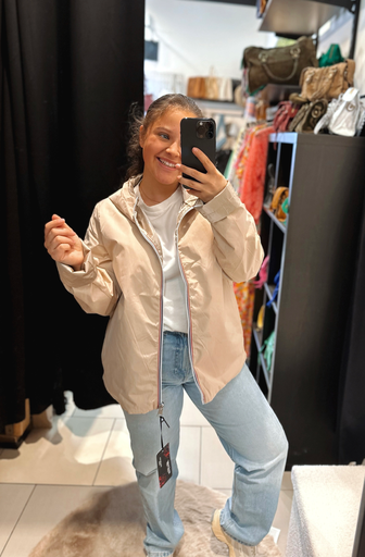 K-way beige réversible 