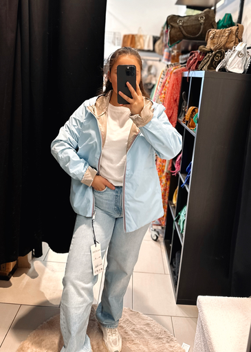 K-way bleu réversible 