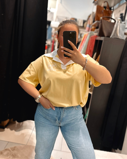 T-shirt Victory jaune