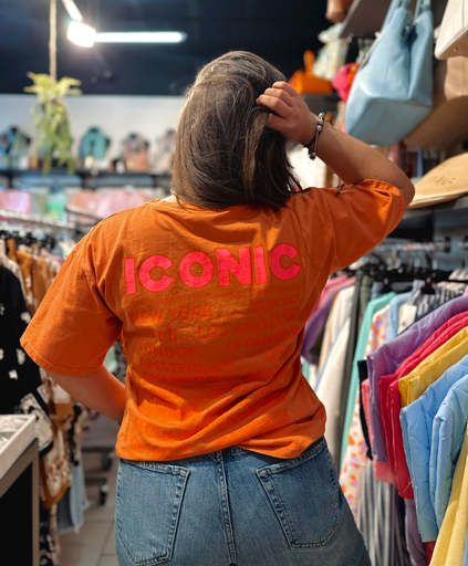 T-shirt Iconic orange
