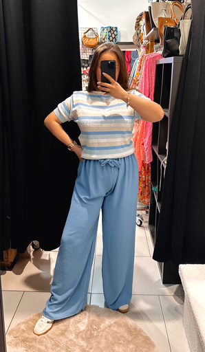 Palazzo bleu jeans